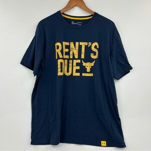 Under Armour Project Rock Rent's Due HeatGear XL Loose Fit T-Shirt